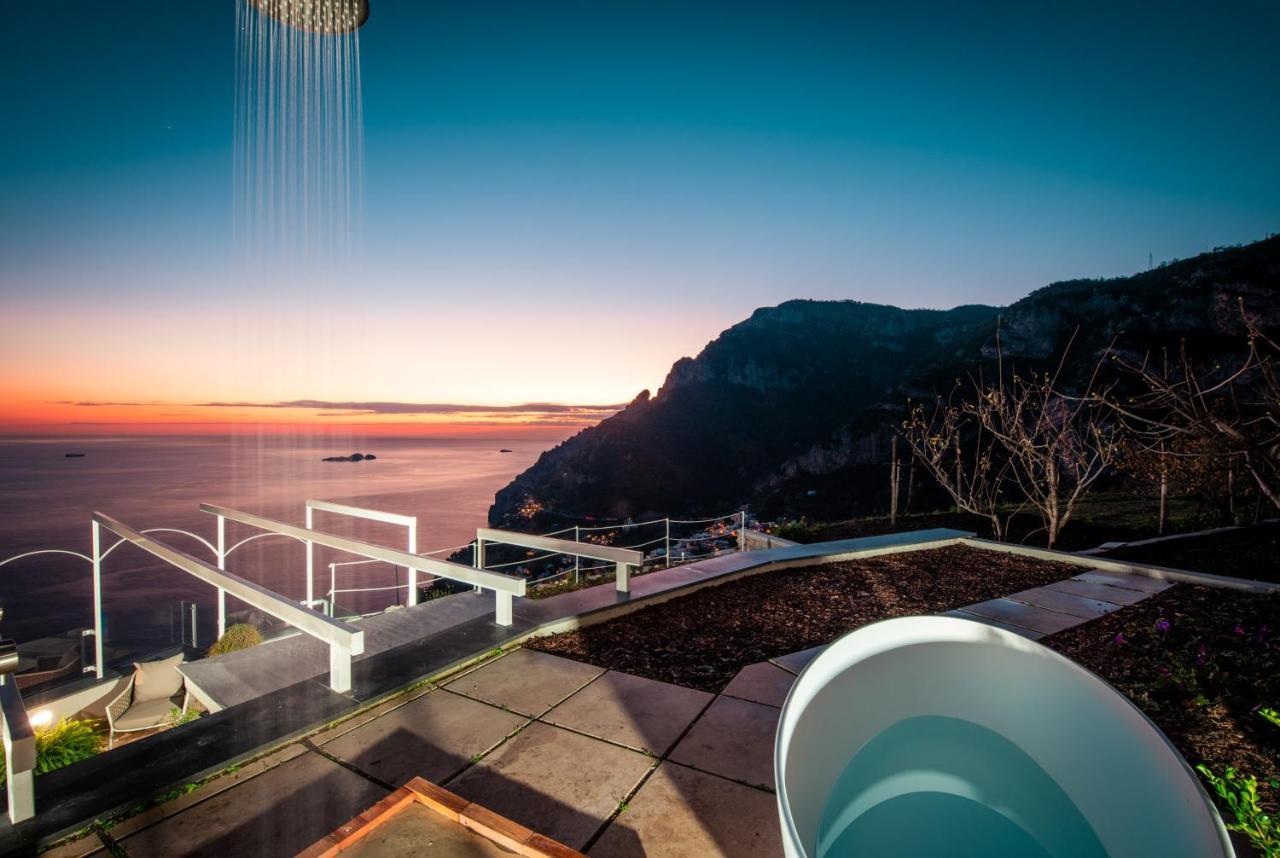 Villa La Tagliata Spectacular Jacuzzi Tub Amazing View And Private Parking Garage Позитано Екстериор снимка