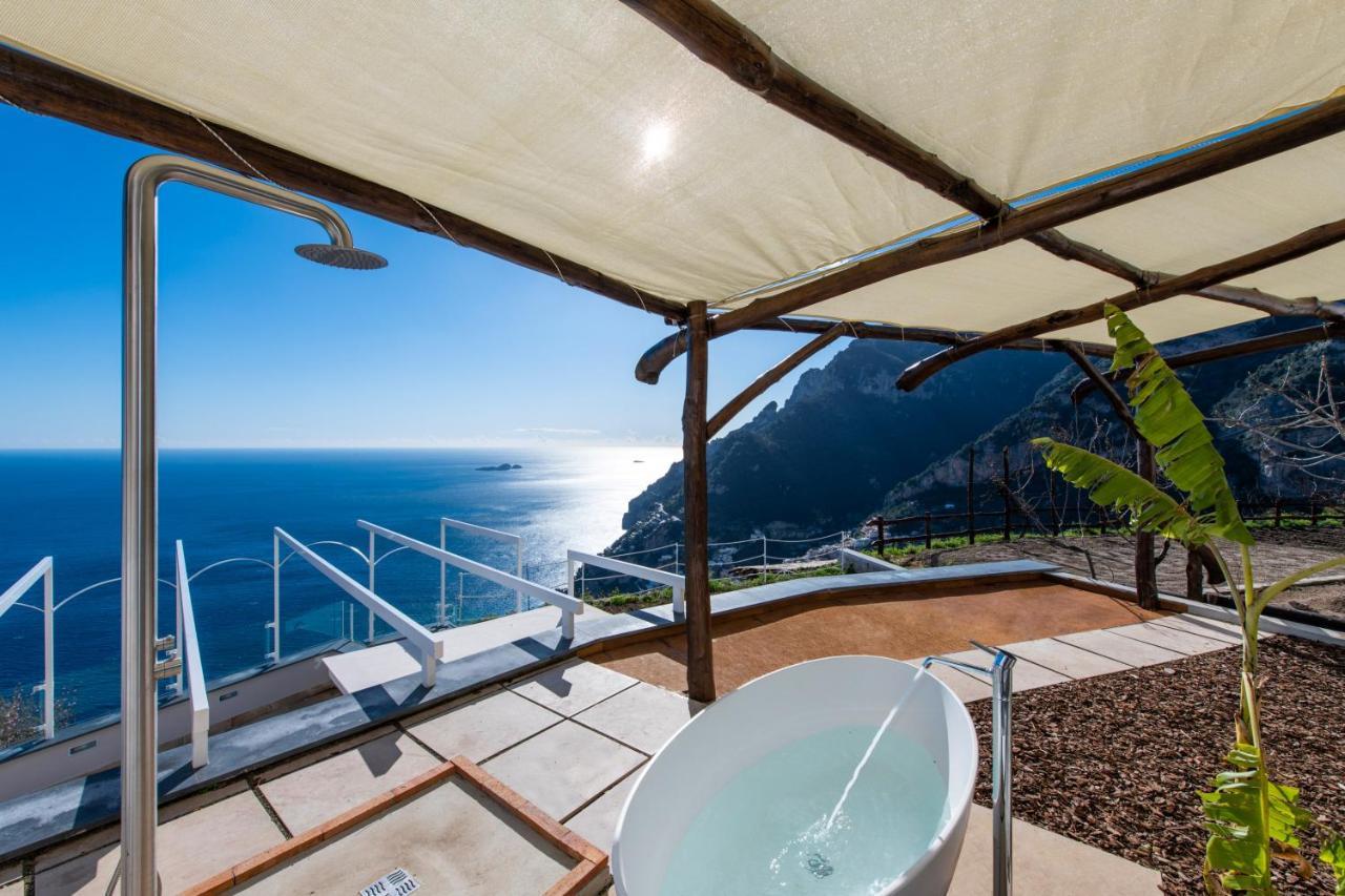 Villa La Tagliata Spectacular Jacuzzi Tub Amazing View And Private Parking Garage Позитано Екстериор снимка