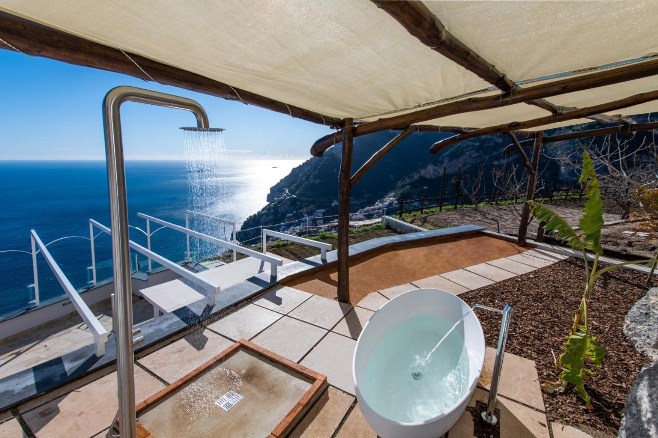 Villa La Tagliata Spectacular Jacuzzi Tub Amazing View And Private Parking Garage Позитано Екстериор снимка