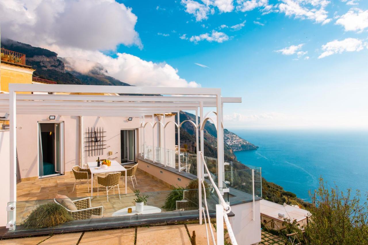 Villa La Tagliata Spectacular Jacuzzi Tub Amazing View And Private Parking Garage Позитано Екстериор снимка