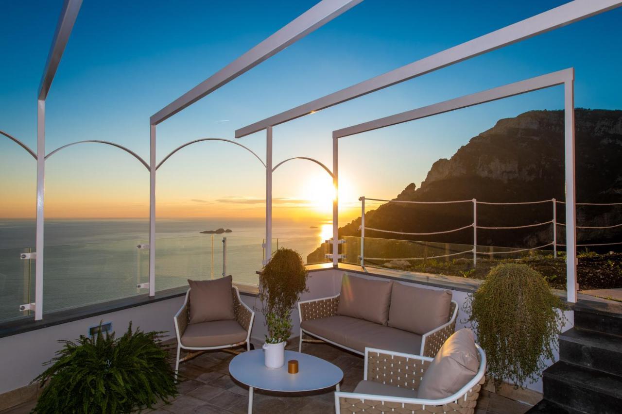 Villa La Tagliata Spectacular Jacuzzi Tub Amazing View And Private Parking Garage Позитано Екстериор снимка