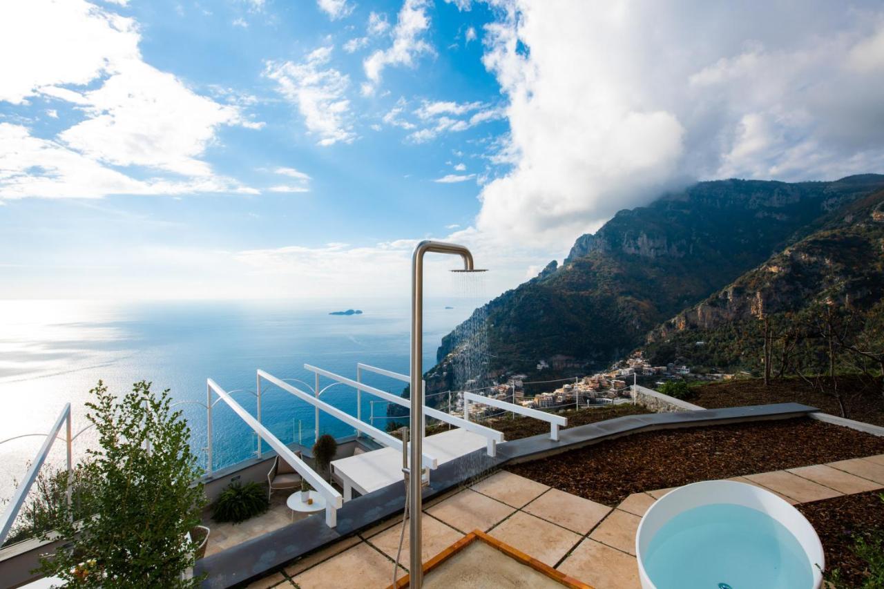 Villa La Tagliata Spectacular Jacuzzi Tub Amazing View And Private Parking Garage Позитано Екстериор снимка