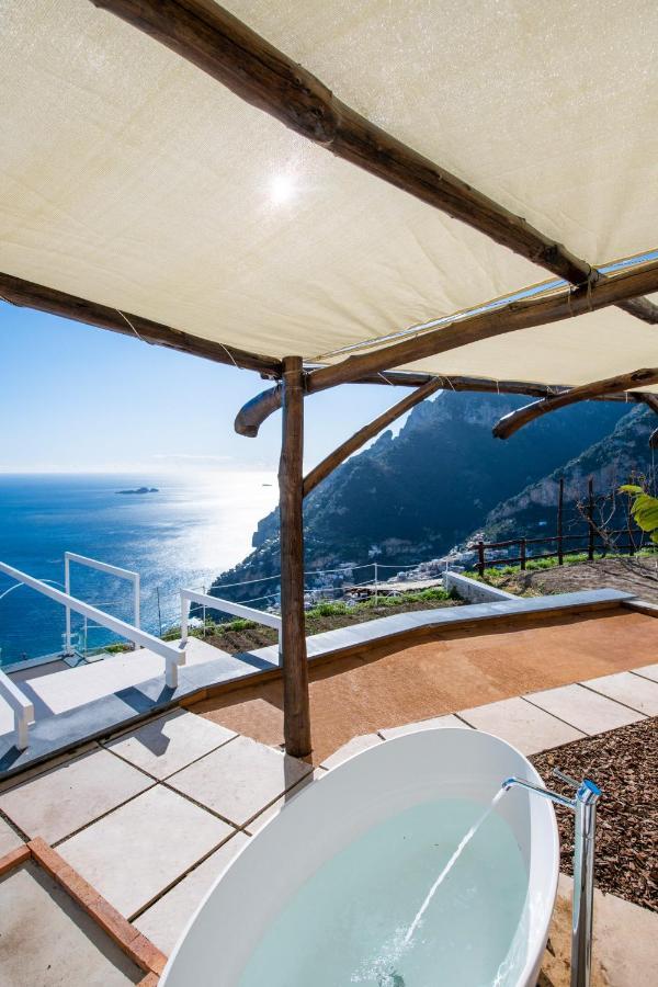 Villa La Tagliata Spectacular Jacuzzi Tub Amazing View And Private Parking Garage Позитано Екстериор снимка