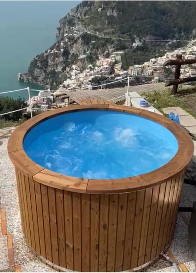 Villa La Tagliata Spectacular Jacuzzi Tub Amazing View And Private Parking Garage Позитано Екстериор снимка